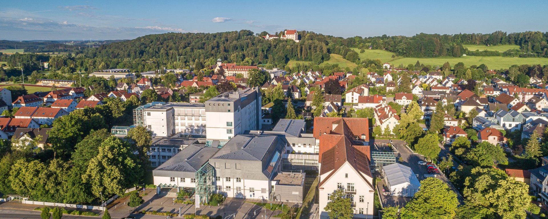 Luftaufnahme der Klinik Mindelheim