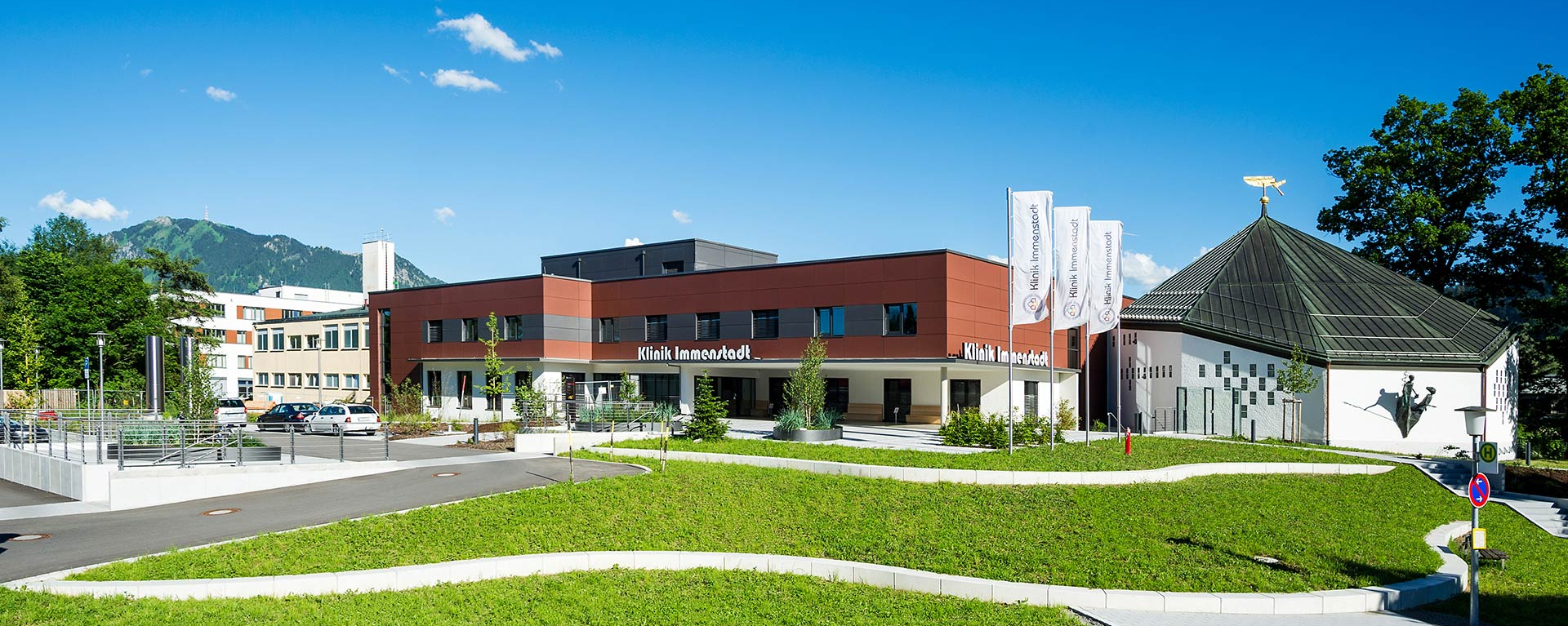 Aussenansicht der Klinik Immenstadt