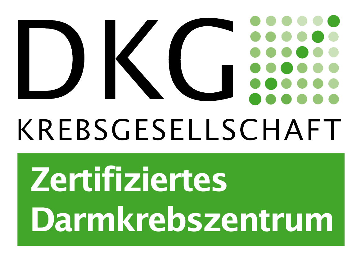 Logo der DKG Krebsgesellschaft Zertifiziertes Darmkrebszentrum