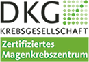 Logo der DKG Krebsgesellschaft Zertifiziertes Magebkrebszentrum